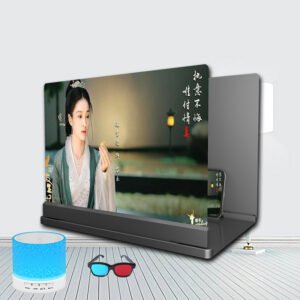 Blu-ray Ultra-clear Mobile Phone Screen Magnifier Eye Protection Lazy Bracket - Image 18