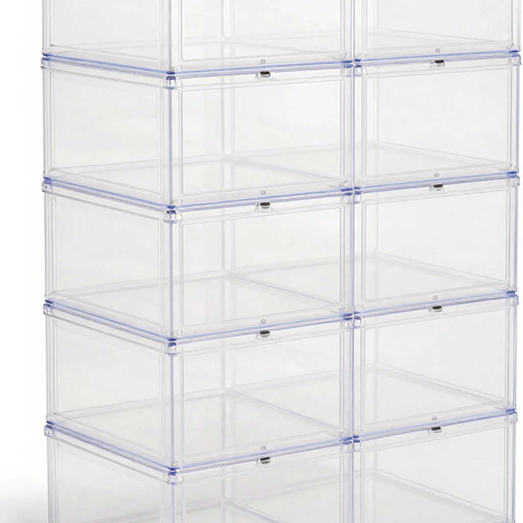 Modular Stackable Shoe Storage Boxes
